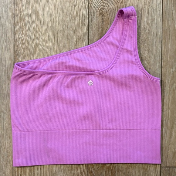 Athleta Aurora Seamless One Shoulder Tank Size medium - Picture 8 of 9